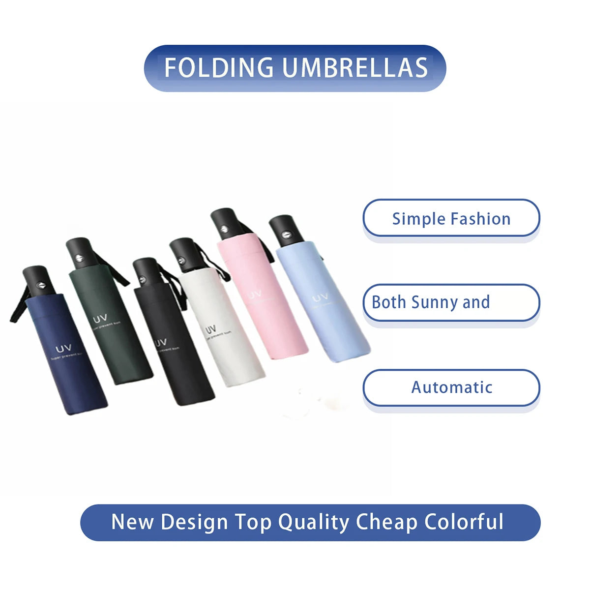 Compact Automatic Umbrella