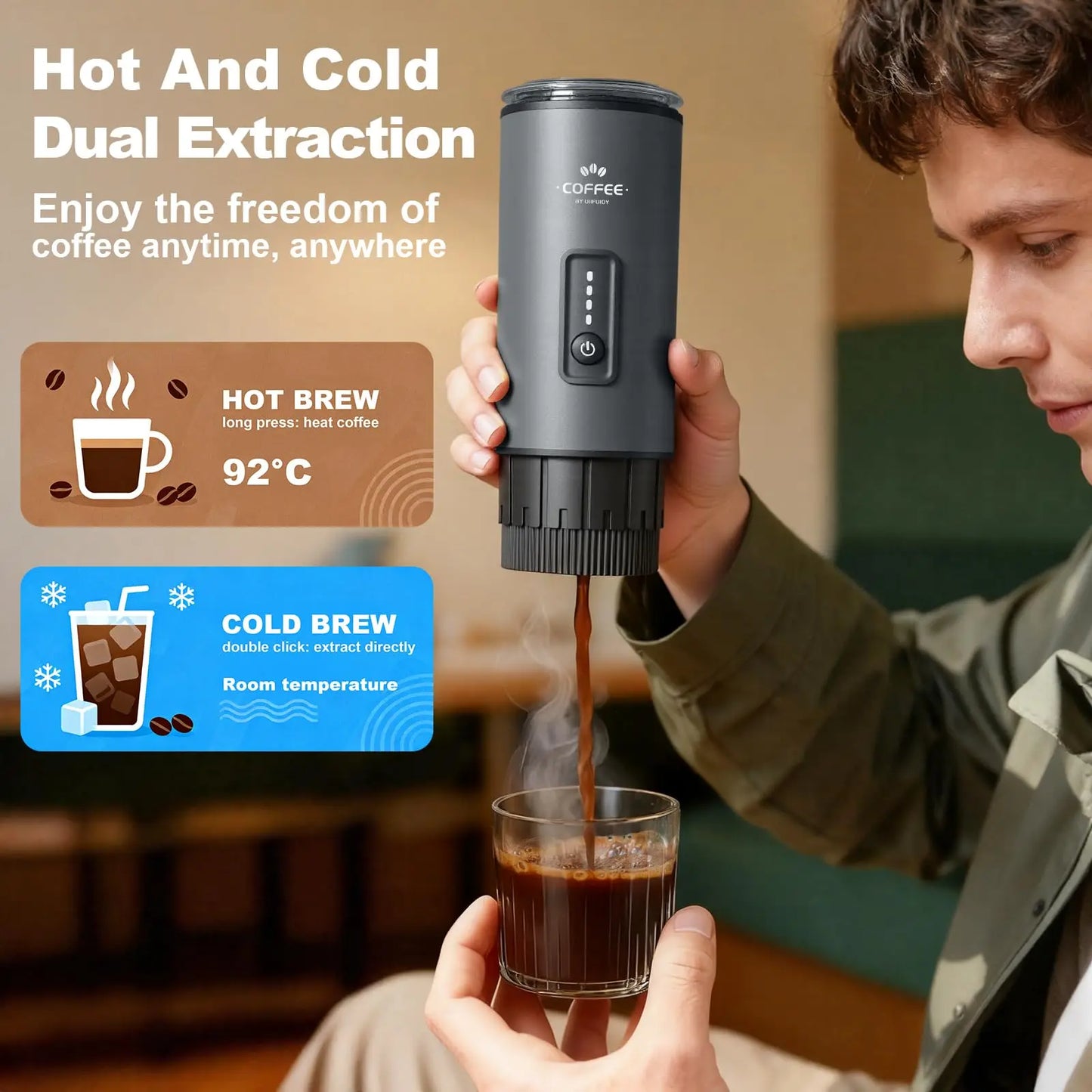 Rechargeable Espresso Maker