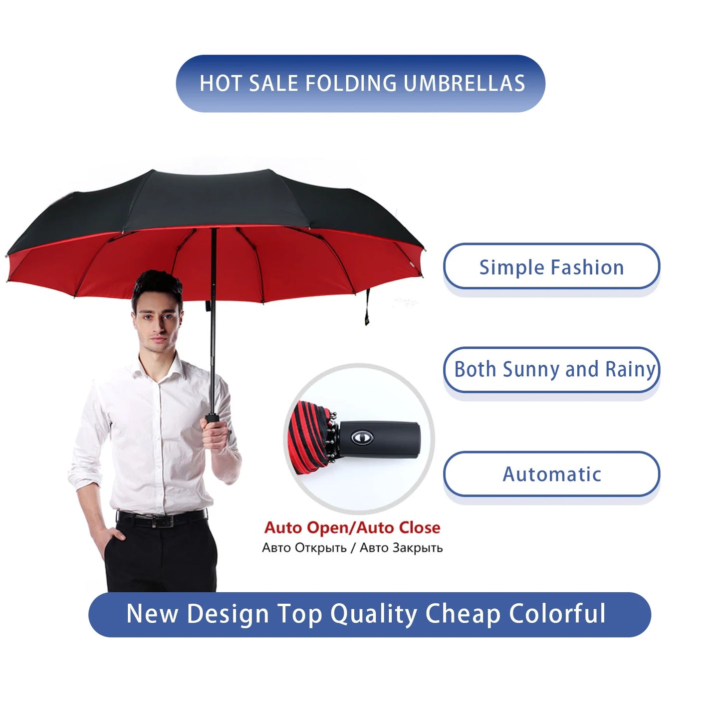 Windproof Automatic Umbrella